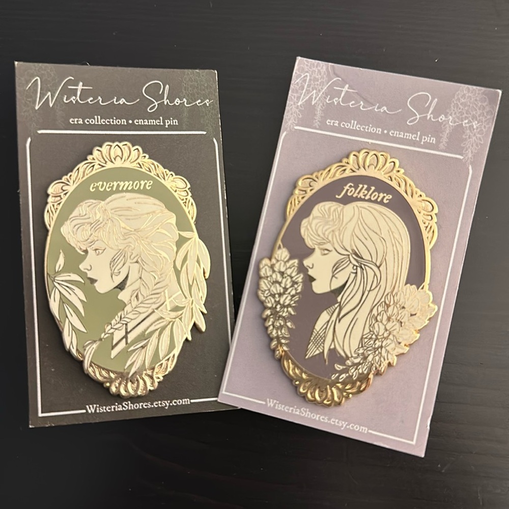 Evermore & Folklore Enamel Pins